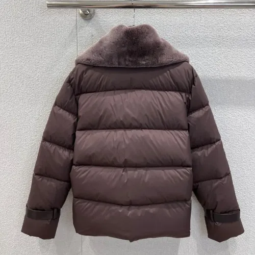 Cheap Fendi Down Feather Coat Long Sleeved For Women #1391741 Replica Wholesale [$290.91 USD] [ITEM#1391741] on Replica Fendi Down Feather Coat