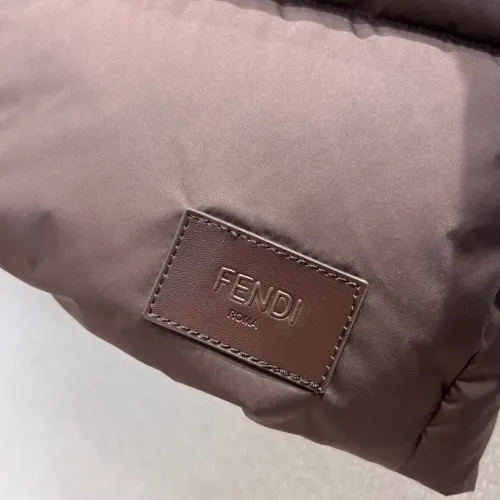 Cheap Fendi Down Feather Coat Long Sleeved For Women #1391741 Replica Wholesale [$290.91 USD] [ITEM#1391741] on Replica Fendi Down Feather Coat