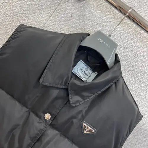 Cheap Prada Down Feather Coat Sleeveless For Women #1391746 Replica Wholesale [$132.00 USD] [ITEM#1391746] on Replica Prada Down Feather Coat