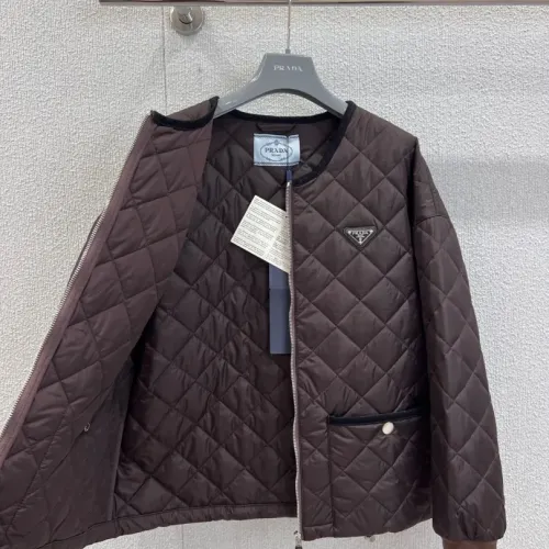 Cheap Prada Jackets Long Sleeved For Women #1391760 Replica Wholesale [$125.00 USD] [ITEM#1391760] on Replica Prada Jackets