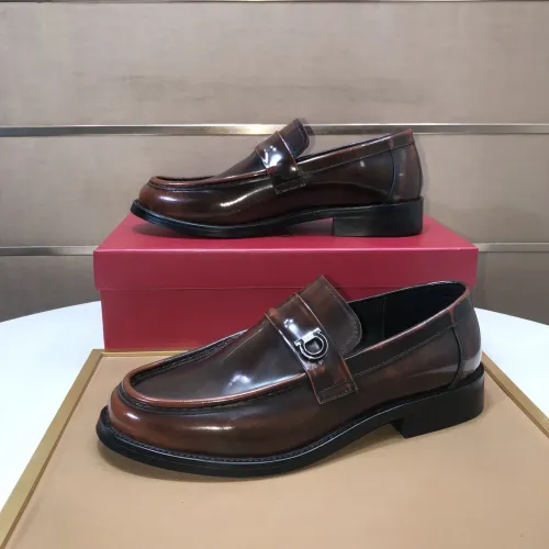 Cheap Salvatore Ferragamo Leather Shoes For Men #1391771 Replica Wholesale [$100.00 USD] [ITEM#1391771] on Replica Salvatore Ferragamo Leather Shoes