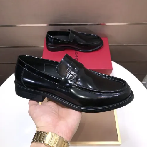 Cheap Salvatore Ferragamo Leather Shoes For Men #1391772 Replica Wholesale [$100.00 USD] [ITEM#1391772] on Replica Salvatore Ferragamo Leather Shoes