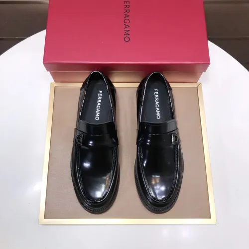 Cheap Salvatore Ferragamo Leather Shoes For Men #1391772 Replica Wholesale [$100.00 USD] [ITEM#1391772] on Replica Salvatore Ferragamo Leather Shoes