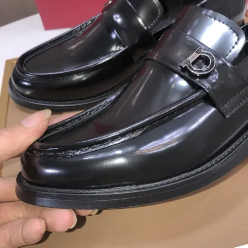 Cheap Salvatore Ferragamo Leather Shoes For Men #1391772 Replica Wholesale [$100.00 USD] [ITEM#1391772] on Replica Salvatore Ferragamo Leather Shoes
