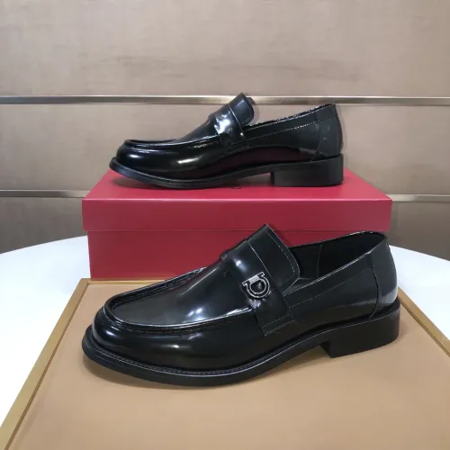 Cheap Salvatore Ferragamo Leather Shoes For Men #1391772 Replica Wholesale [$100.00 USD] [ITEM#1391772] on Replica Salvatore Ferragamo Leather Shoes