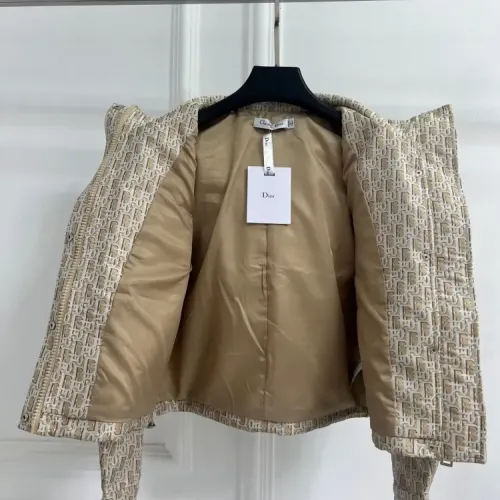 Cheap Christian Dior Jackets Long Sleeved For Women #1391777 Replica Wholesale [$122.00 USD] [ITEM#1391777] on Replica Christian Dior Jackets
