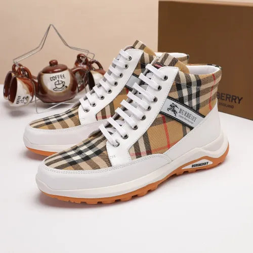 Cheap Burberry High Tops Shoes For Men #1391791 Replica Wholesale [$80.00 USD] [ITEM#1391791] on Replica Burberry High Tops Shoes