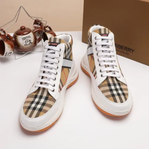 Cheap Burberry High Tops Shoes For Men #1391791 Replica Wholesale [$80.00 USD] [ITEM#1391791] on Replica Burberry High Tops Shoes