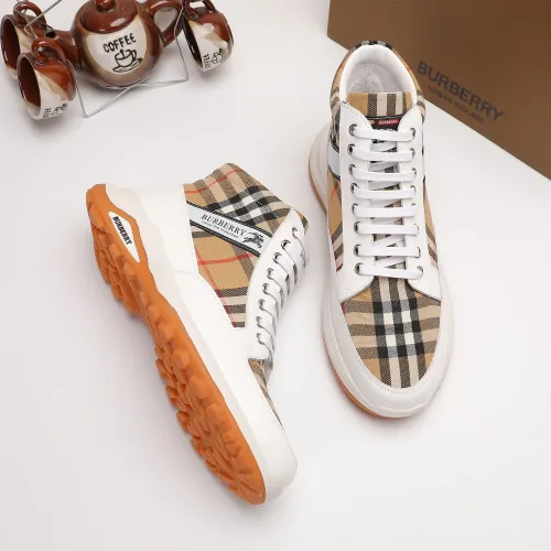 Cheap Burberry High Tops Shoes For Men #1391791 Replica Wholesale [$80.00 USD] [ITEM#1391791] on Replica Burberry High Tops Shoes