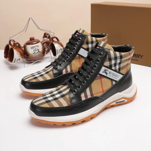 Cheap Burberry High Tops Shoes For Men #1391794 Replica Wholesale [$80.00 USD] [ITEM#1391794] on Replica Burberry High Tops Shoes
