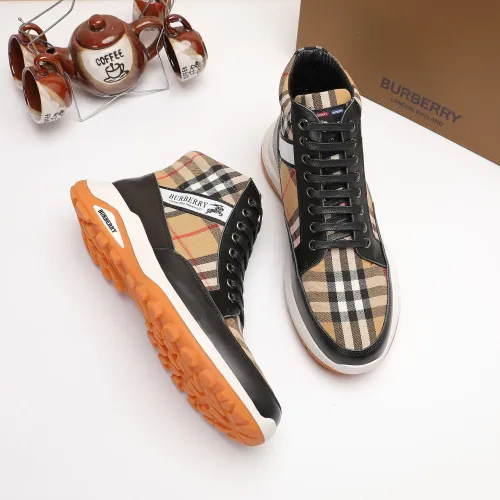 Cheap Burberry High Tops Shoes For Men #1391794 Replica Wholesale [$80.00 USD] [ITEM#1391794] on Replica Burberry High Tops Shoes