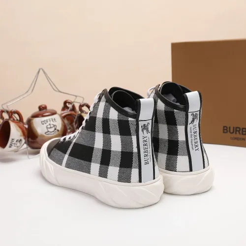Cheap Burberry High Tops Shoes For Men #1391796 Replica Wholesale [$76.00 USD] [ITEM#1391796] on Replica Burberry High Tops Shoes
