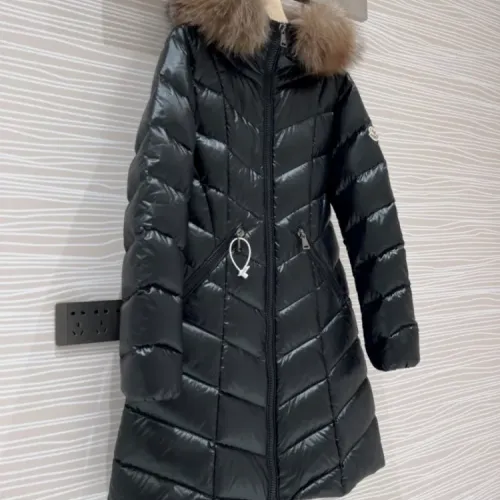 Cheap Moncler Down Feather Coat Long Sleeved For Women #1391813 Replica Wholesale [$277.69 USD] [ITEM#1391813] on Replica Moncler Down Feather Coat
