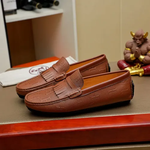 Cheap Hermes Leather Shoes For Men #1391861 Replica Wholesale [$72.00 USD] [ITEM#1391861] on Replica Hermes Leather Shoes