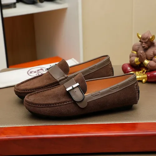 Cheap Hermes Leather Shoes For Men #1391866 Replica Wholesale [$72.00 USD] [ITEM#1391866] on Replica Hermes Leather Shoes