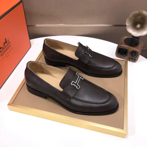 Cheap Hermes Leather Shoes For Men #1391925 Replica Wholesale [$98.00 USD] [ITEM#1391925] on Replica Hermes Leather Shoes