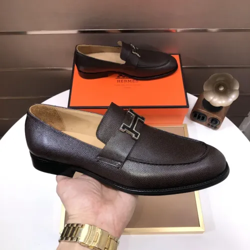 Cheap Hermes Leather Shoes For Men #1391925 Replica Wholesale [$98.00 USD] [ITEM#1391925] on Replica Hermes Leather Shoes