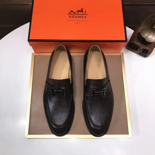 Cheap Hermes Leather Shoes For Men #1391925 Replica Wholesale [$98.00 USD] [ITEM#1391925] on Replica Hermes Leather Shoes