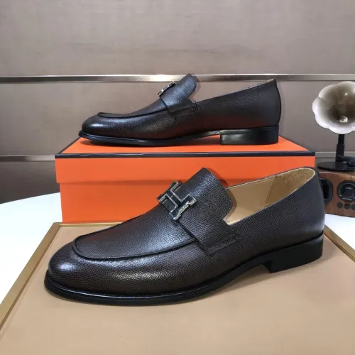Cheap Hermes Leather Shoes For Men #1391925 Replica Wholesale [$98.00 USD] [ITEM#1391925] on Replica Hermes Leather Shoes