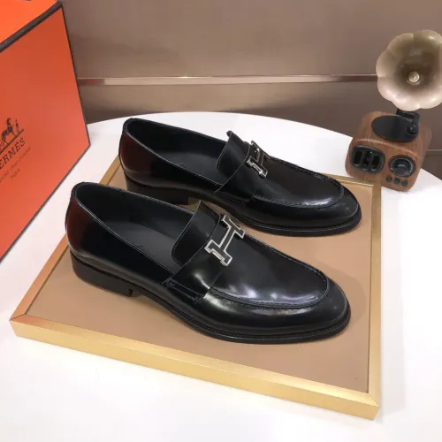 Cheap Hermes Leather Shoes For Men #1391937 Replica Wholesale [$98.00 USD] [ITEM#1391937] on Replica Hermes Leather Shoes
