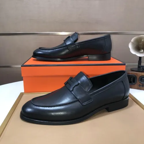 Cheap Hermes Leather Shoes For Men #1391939 Replica Wholesale [$98.00 USD] [ITEM#1391939] on Replica Hermes Leather Shoes