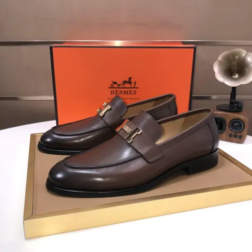 Cheap Hermes Leather Shoes For Men #1391949 Replica Wholesale [$98.00 USD] [ITEM#1391949] on Replica Hermes Leather Shoes