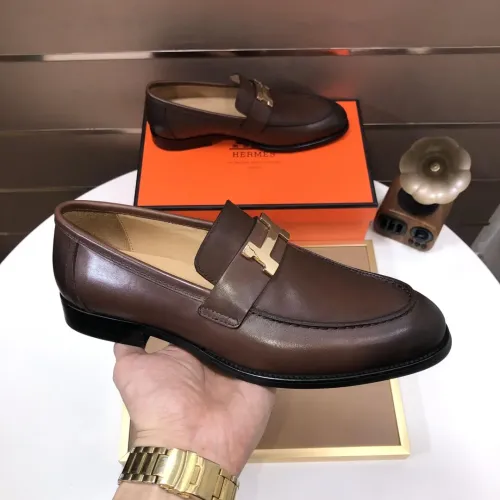 Cheap Hermes Leather Shoes For Men #1391949 Replica Wholesale [$98.00 USD] [ITEM#1391949] on Replica Hermes Leather Shoes