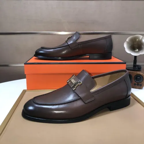 Cheap Hermes Leather Shoes For Men #1391949 Replica Wholesale [$98.00 USD] [ITEM#1391949] on Replica Hermes Leather Shoes