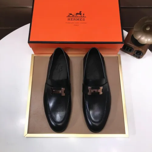 Cheap Hermes Leather Shoes For Men #1391950 Replica Wholesale [$98.00 USD] [ITEM#1391950] on Replica Hermes Leather Shoes