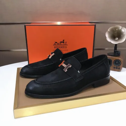 Cheap Hermes Leather Shoes For Men #1391951 Replica Wholesale [$98.00 USD] [ITEM#1391951] on Replica Hermes Leather Shoes