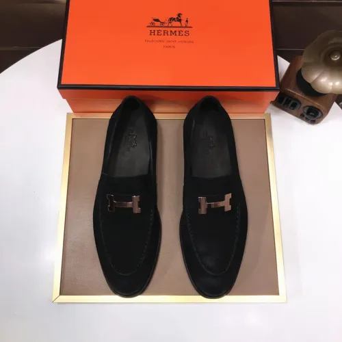 Cheap Hermes Leather Shoes For Men #1391951 Replica Wholesale [$98.00 USD] [ITEM#1391951] on Replica Hermes Leather Shoes
