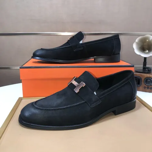 Cheap Hermes Leather Shoes For Men #1391951 Replica Wholesale [$98.00 USD] [ITEM#1391951] on Replica Hermes Leather Shoes