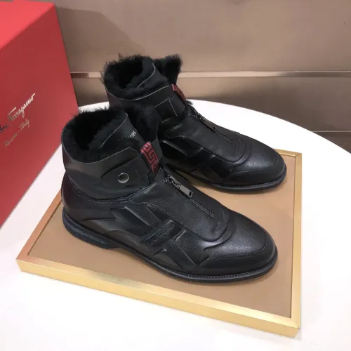 Cheap Salvatore Ferragamo Boots For Men #1391960 Replica Wholesale [$112.00 USD] [ITEM#1391960] on Replica Salvatore Ferragamo Boots