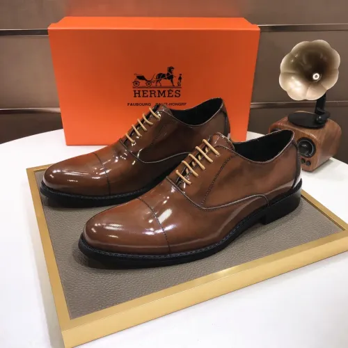 Cheap Hermes Leather Shoes For Men #1391963 Replica Wholesale [$88.00 USD] [ITEM#1391963] on Replica Hermes Leather Shoes