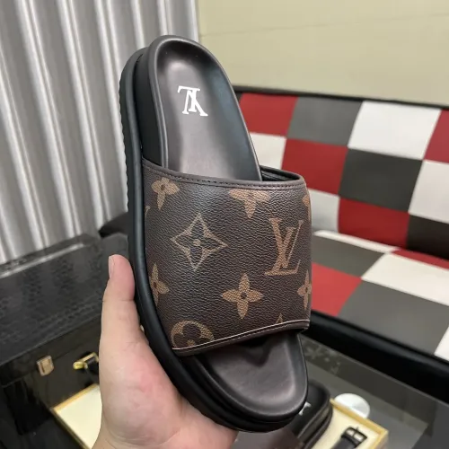 Cheap Louis Vuitton Slippers For Men #1392028 Replica Wholesale [$64.00 USD] [ITEM#1392028] on Replica Louis Vuitton Slippers