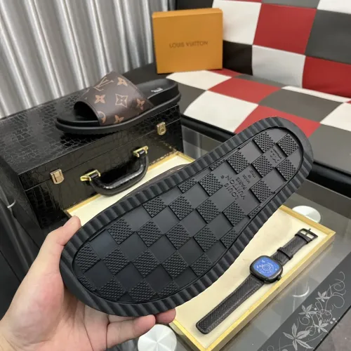 Cheap Louis Vuitton Slippers For Men #1392028 Replica Wholesale [$64.00 USD] [ITEM#1392028] on Replica Louis Vuitton Slippers