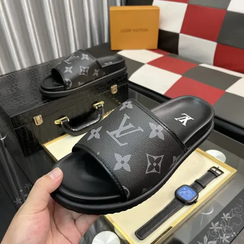 Cheap Louis Vuitton Slippers For Men #1392029 Replica Wholesale [$64.00 USD] [ITEM#1392029] on Replica Louis Vuitton Slippers