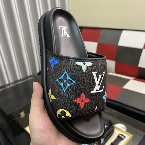 Cheap Louis Vuitton Slippers For Men #1392031 Replica Wholesale [$64.00 USD] [ITEM#1392031] on Replica Louis Vuitton Slippers