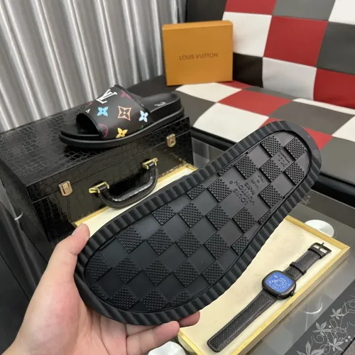 Cheap Louis Vuitton Slippers For Men #1392031 Replica Wholesale [$64.00 USD] [ITEM#1392031] on Replica Louis Vuitton Slippers