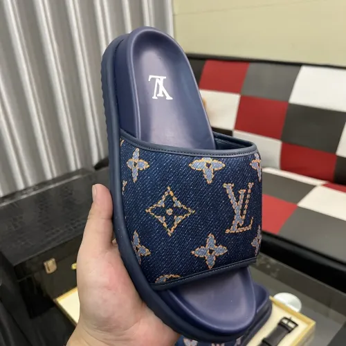 Cheap Louis Vuitton Slippers For Men #1392032 Replica Wholesale [$64.00 USD] [ITEM#1392032] on Replica Louis Vuitton Slippers