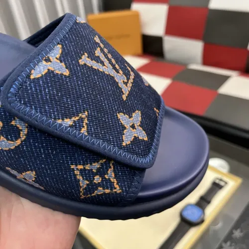 Cheap Louis Vuitton Slippers For Men #1392034 Replica Wholesale [$64.00 USD] [ITEM#1392034] on Replica Louis Vuitton Slippers