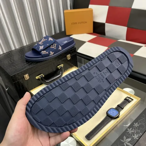 Cheap Louis Vuitton Slippers For Men #1392034 Replica Wholesale [$64.00 USD] [ITEM#1392034] on Replica Louis Vuitton Slippers