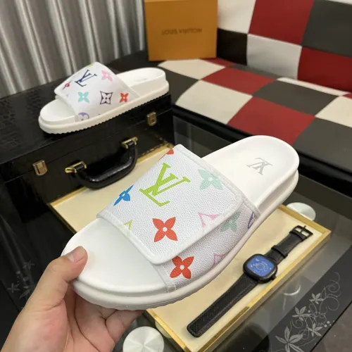 Cheap Louis Vuitton Slippers For Men #1392036 Replica Wholesale [$64.00 USD] [ITEM#1392036] on Replica Louis Vuitton Slippers