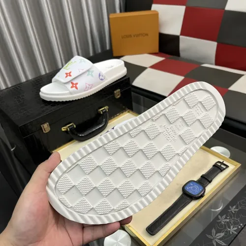 Cheap Louis Vuitton Slippers For Men #1392036 Replica Wholesale [$64.00 USD] [ITEM#1392036] on Replica Louis Vuitton Slippers
