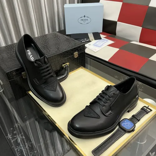 Cheap Prada Leather Shoes For Men #1392042 Replica Wholesale [$115.00 USD] [ITEM#1392042] on Replica Prada Leather Shoes
