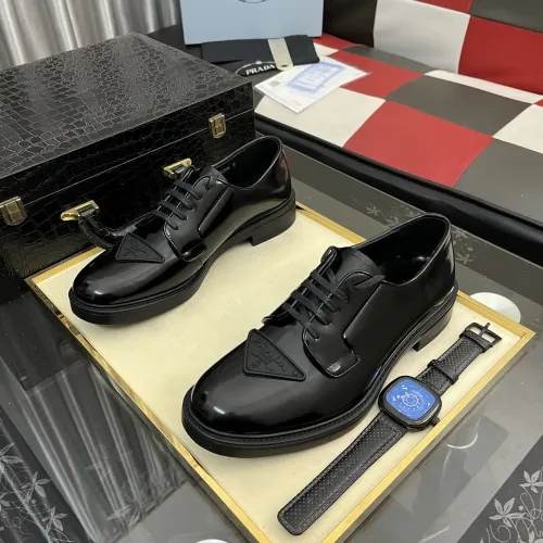 Cheap Prada Leather Shoes For Men #1392043 Replica Wholesale [$115.00 USD] [ITEM#1392043] on Replica Prada Leather Shoes