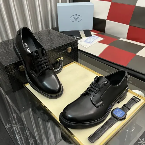Cheap Prada Leather Shoes For Men #1392046 Replica Wholesale [$115.00 USD] [ITEM#1392046] on Replica Prada Leather Shoes