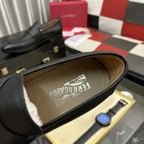 Cheap Salvatore Ferragamo Leather Shoes For Men #1392075 Replica Wholesale [$108.00 USD] [ITEM#1392075] on Replica Salvatore Ferragamo Leather Shoes