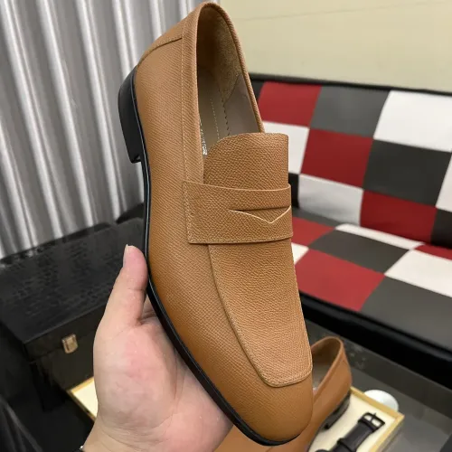 Cheap Salvatore Ferragamo Leather Shoes For Men #1392077 Replica Wholesale [$108.00 USD] [ITEM#1392077] on Replica Salvatore Ferragamo Leather Shoes