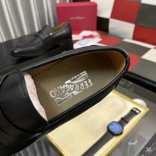 Cheap Salvatore Ferragamo Leather Shoes For Men #1392082 Replica Wholesale [$108.00 USD] [ITEM#1392082] on Replica Salvatore Ferragamo Leather Shoes